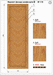 Варианты дверных накладок и стеновых панелей